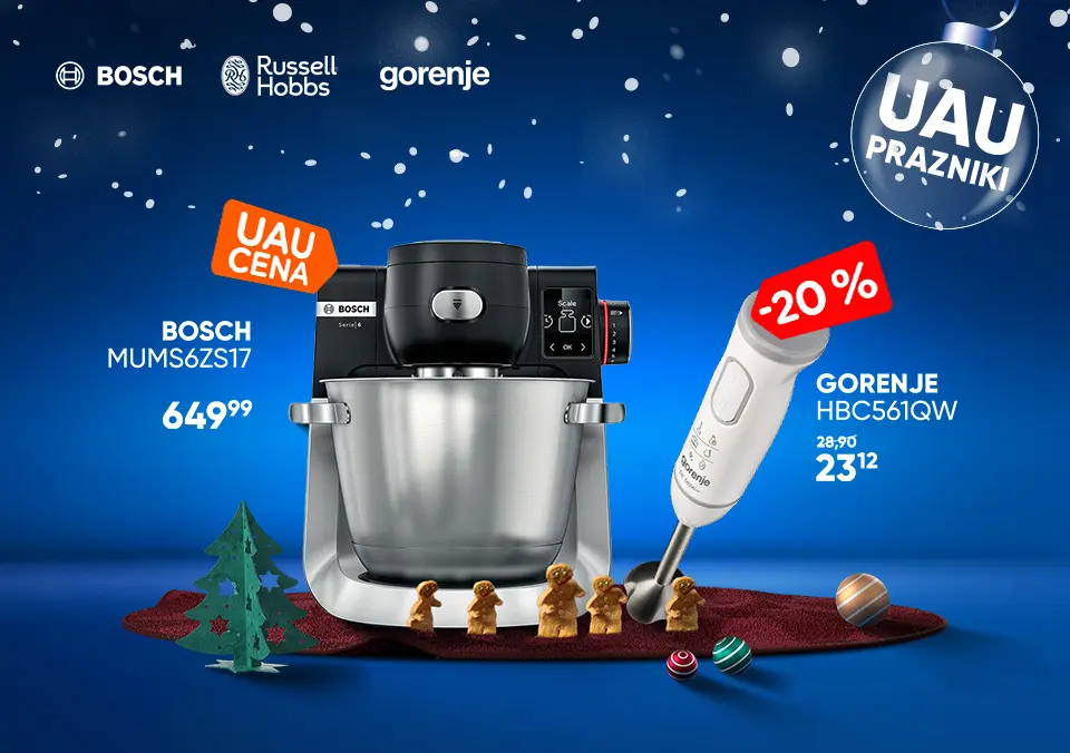 Za popolno praznično peko: UAU ponudbe mešalnikov