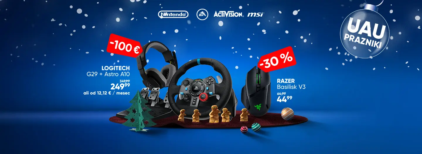 Decembrske ponudbe gaming opreme