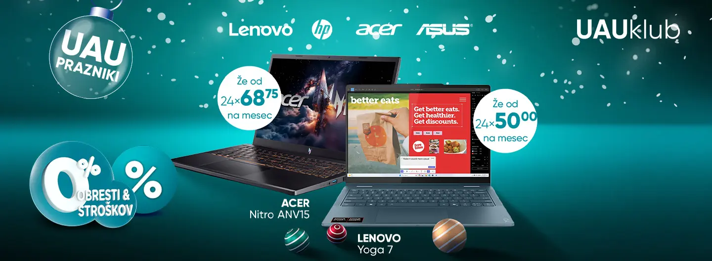 Razreži ceno prenosnika!