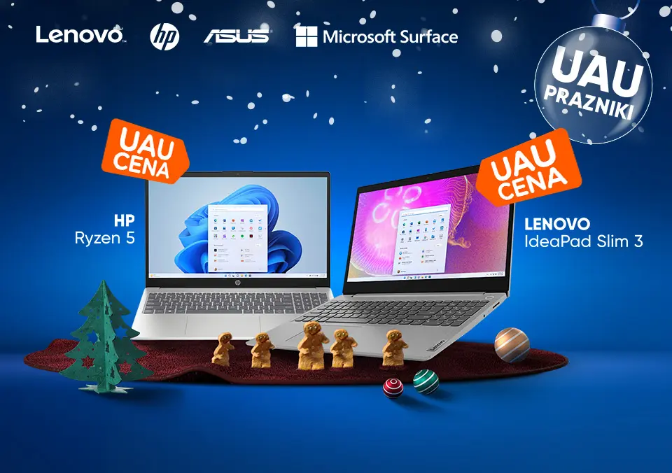 Najboljši prenosniki po prazničnih cenah