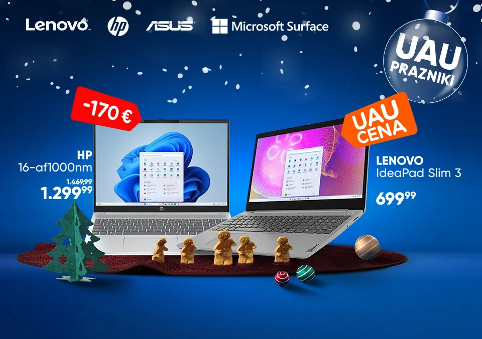 Najboljši prenosniki po prazničnih cenah