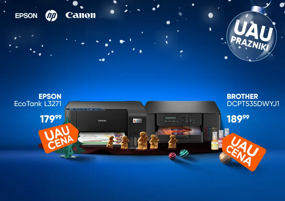 Praznični popusti na tiskalnike