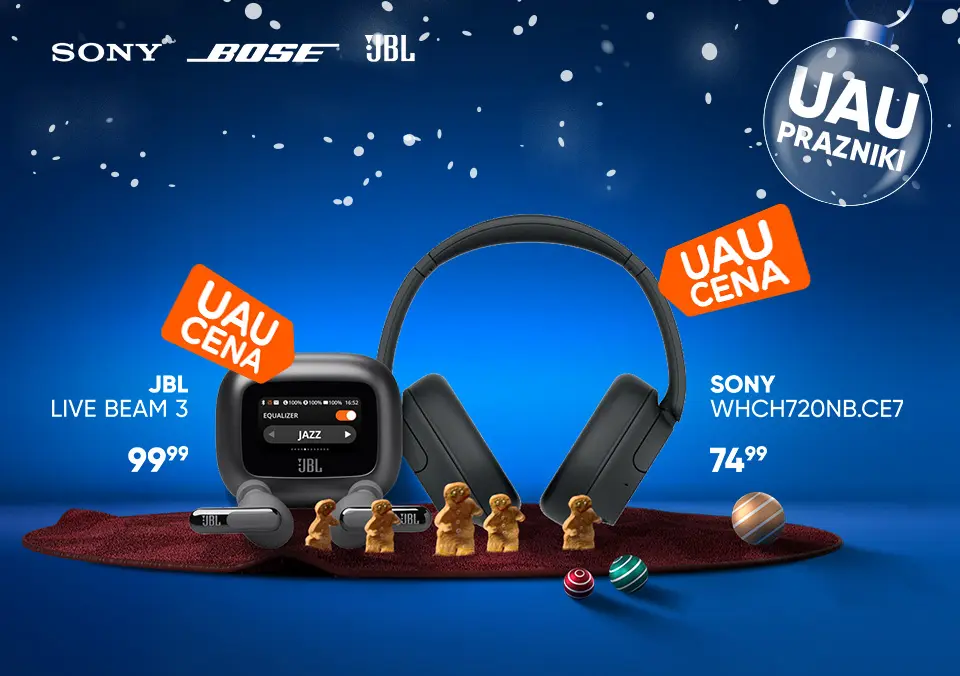 Najboljše slušalke po decembrskih cenah