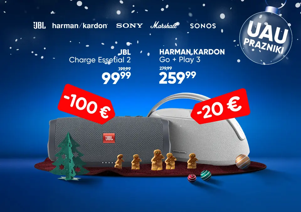 Praznične cene zvočnih postaj