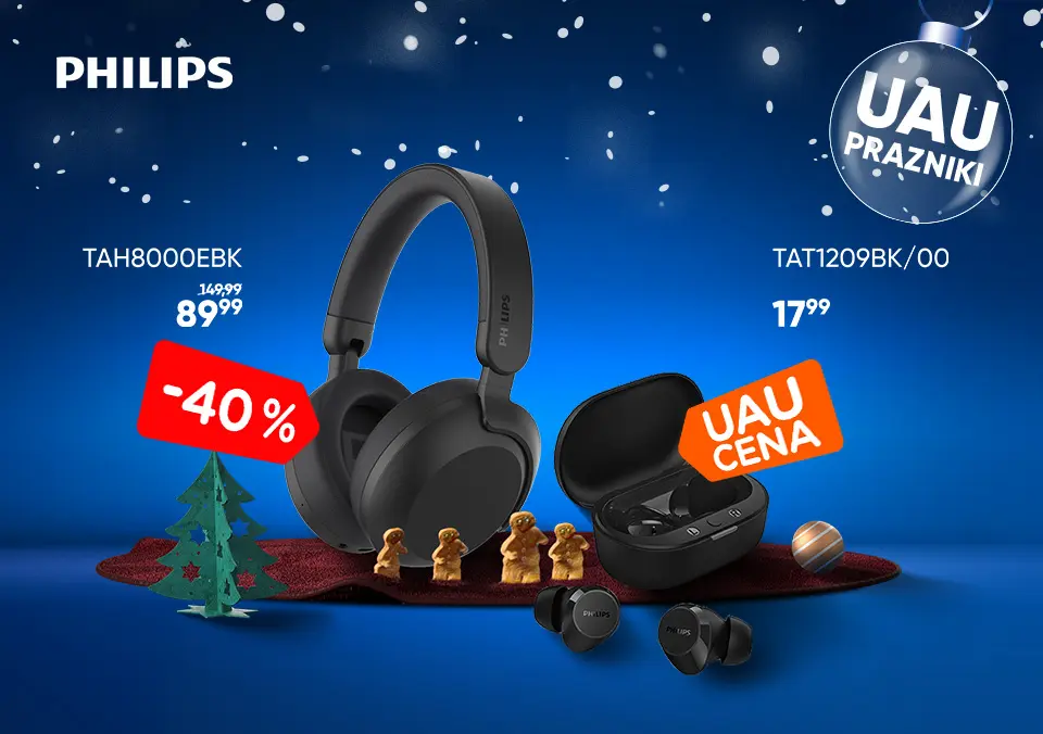 Philips slušalke po prazničnih cenah!