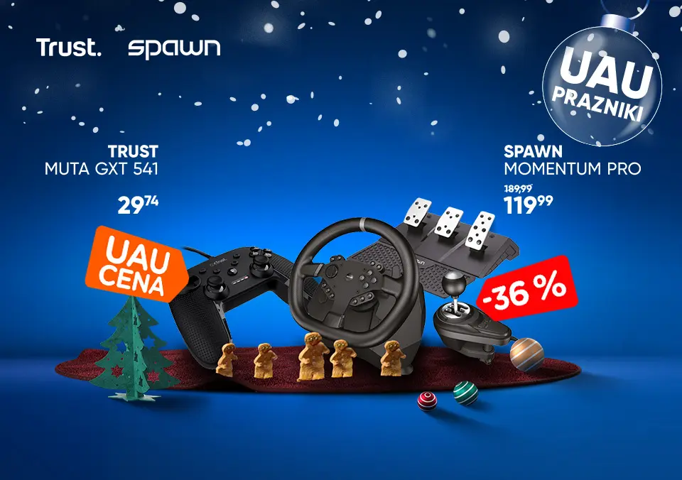 Gaming dodatki zdaj v akciji!