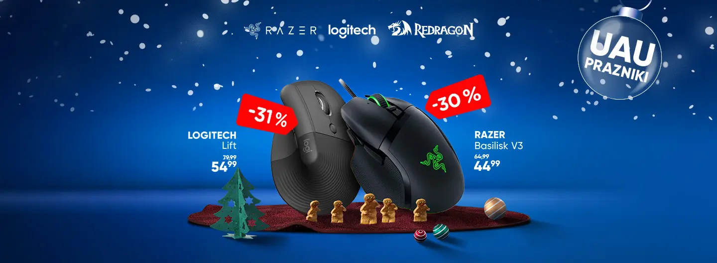 Miške in podloge po prazničnih cenah!