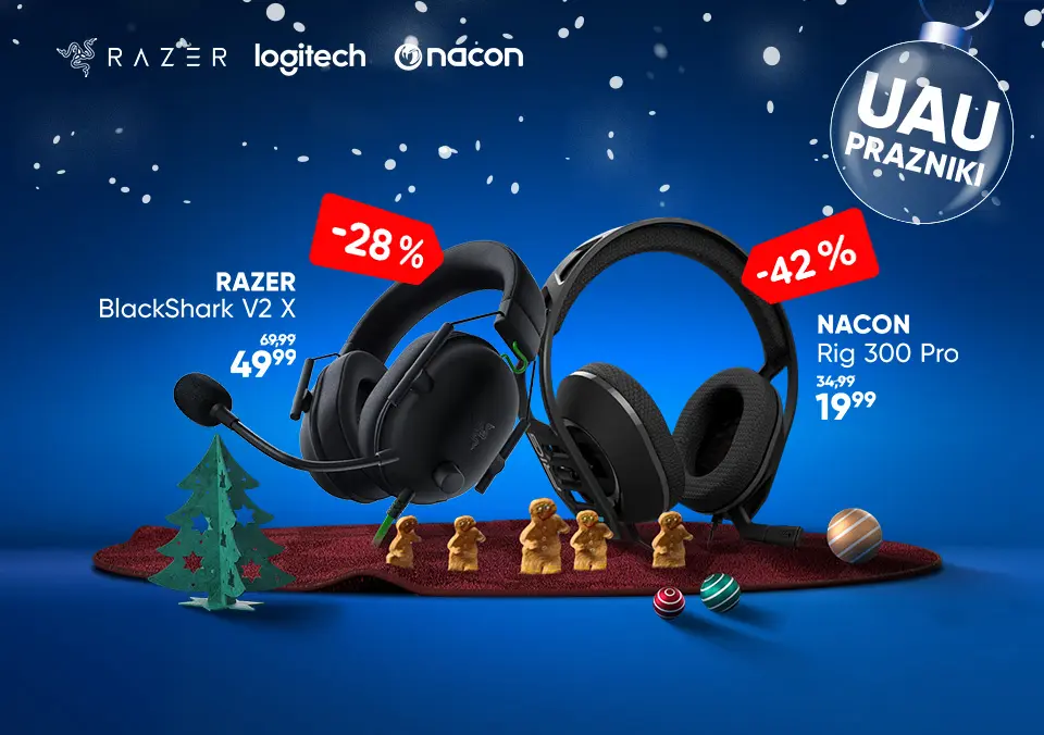 Slušalke in mikrofoni v akciji!