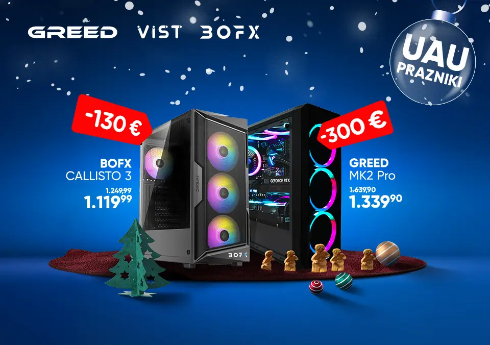 Velika ponudba gaming računalnikov