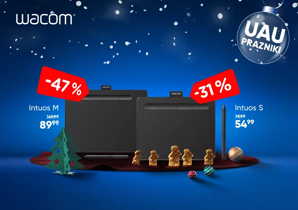 Wacom tablice po prazničnih cenah!
