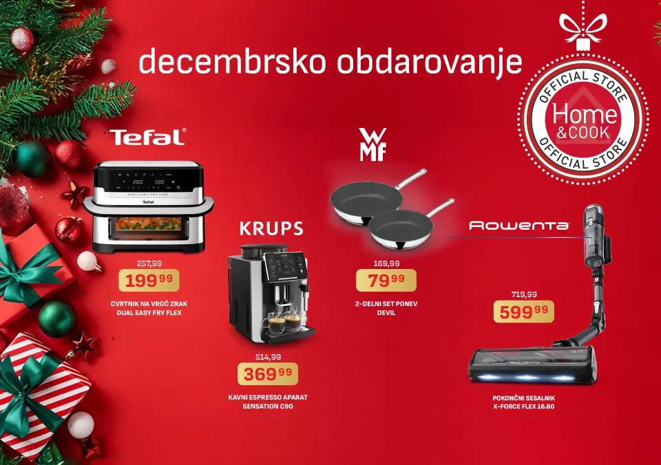 Decembrsko obdarovanje v Home and Cook