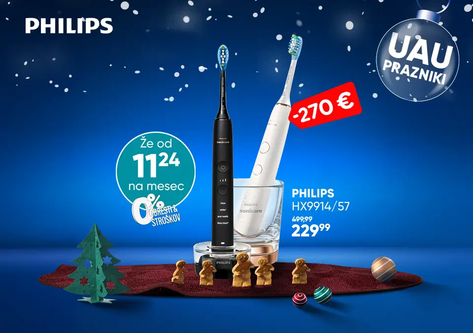 Sonicare ščetke za čudovit nasmeh!