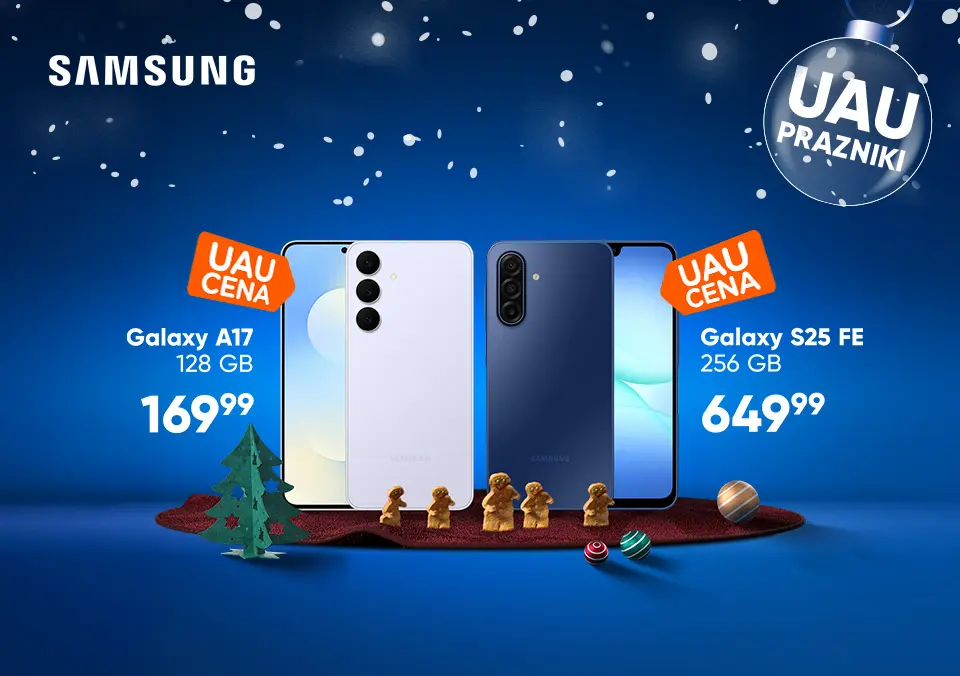 Galaxy S25FE in A17 po izjemnih cenah!