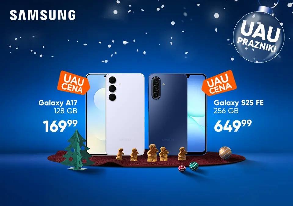 Galaxy S25FE in A17 po izjemnih cenah!