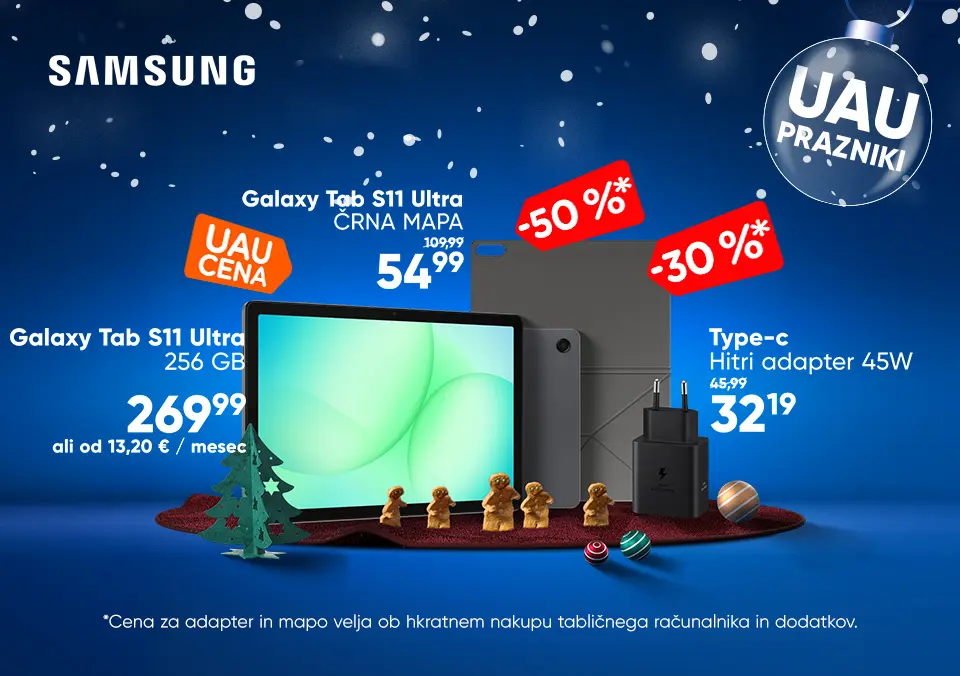 Izberi Galaxy tablico in prihrani ob nakupu dodatkov!