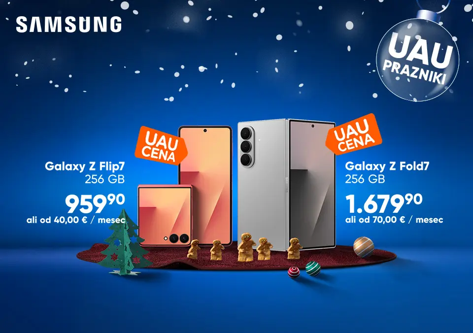 Galaxy Flip7 in Fold7 po UAU ceni!