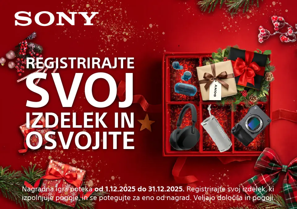Registriraj svoj izdelek in osvoji