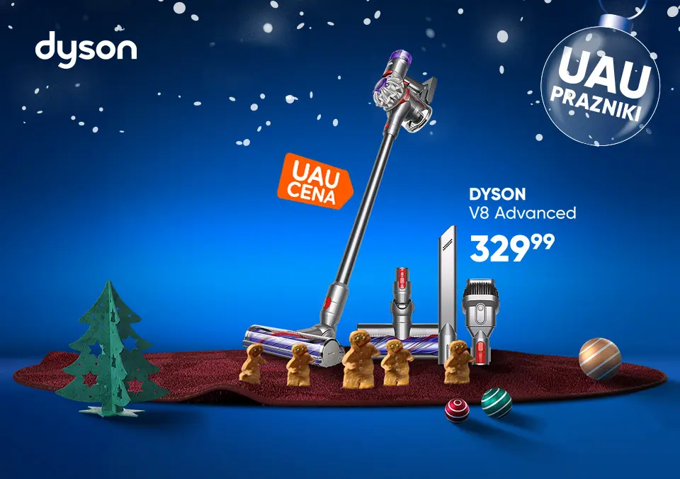 Spoznaj UAU moč Dyson sesalnika!