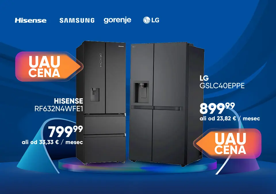 Veliki hladilniki, velike ugodnosti