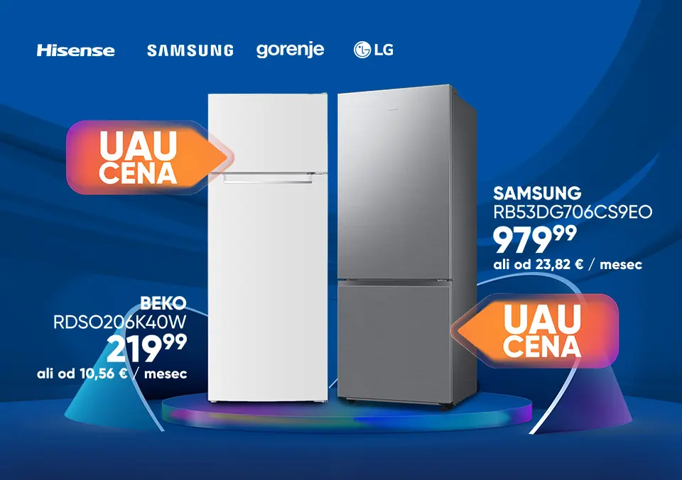 Ugodne cene zanesljivih hladilnikov