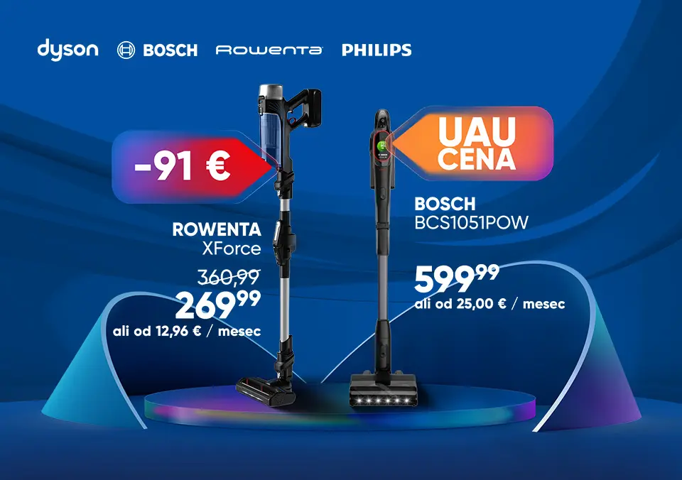 Pokončni sesalniki po super cenah