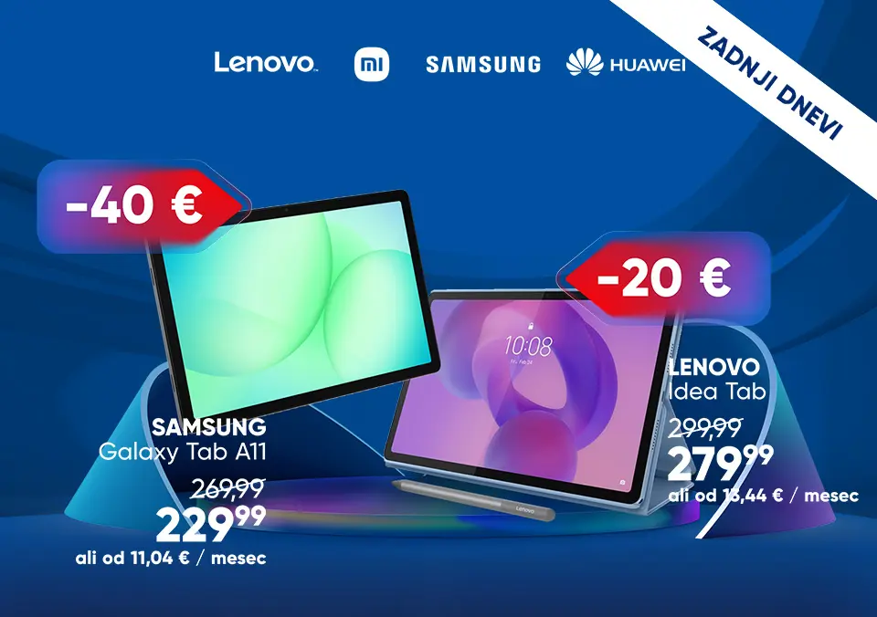 Velika izbira tablic po nizkih cenah