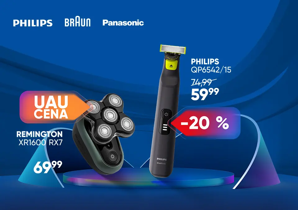 Velika ponudba brivnikov in urejevalnikov