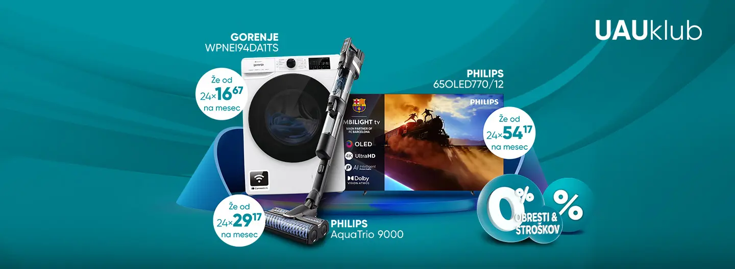 Razreži ceno novih naprav na do 24 obrokov, brez obresti in stroškov!