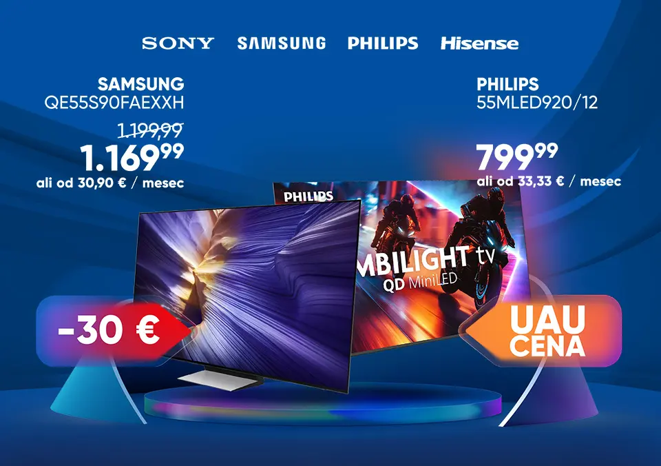 Super cene pametnih televizorjev!
