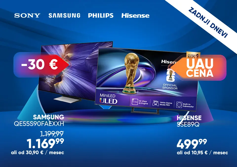 Super cene pametnih televizorjev!