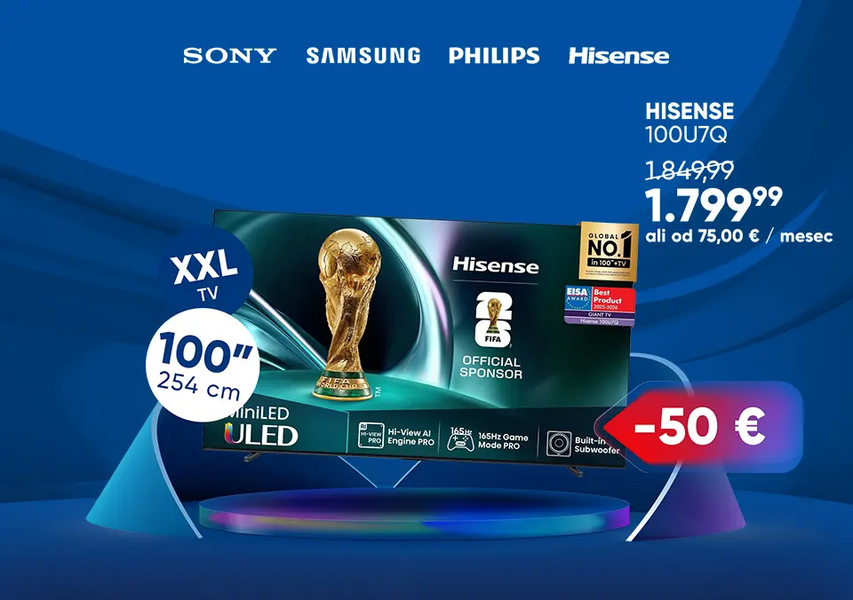 Veliki zasloni po majhnih cenah