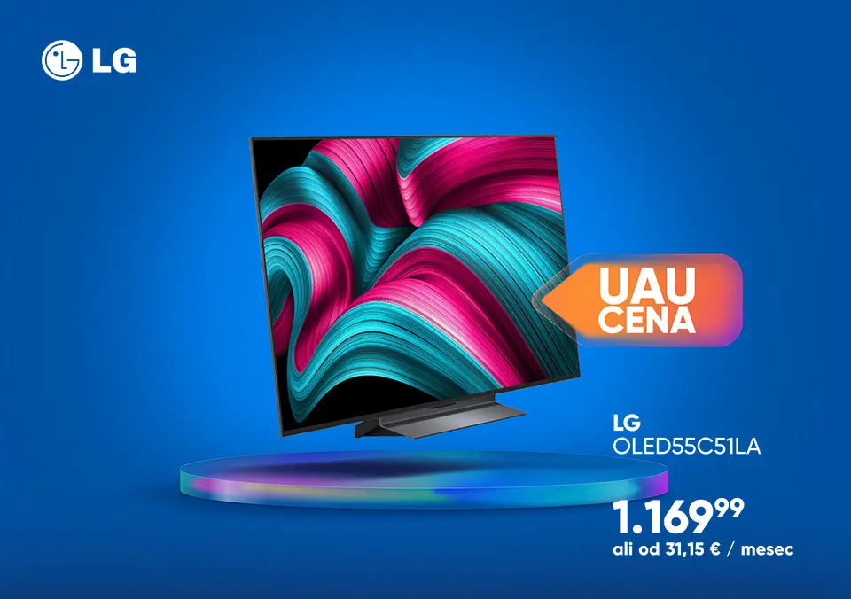 UAU cene LG televizorjev.