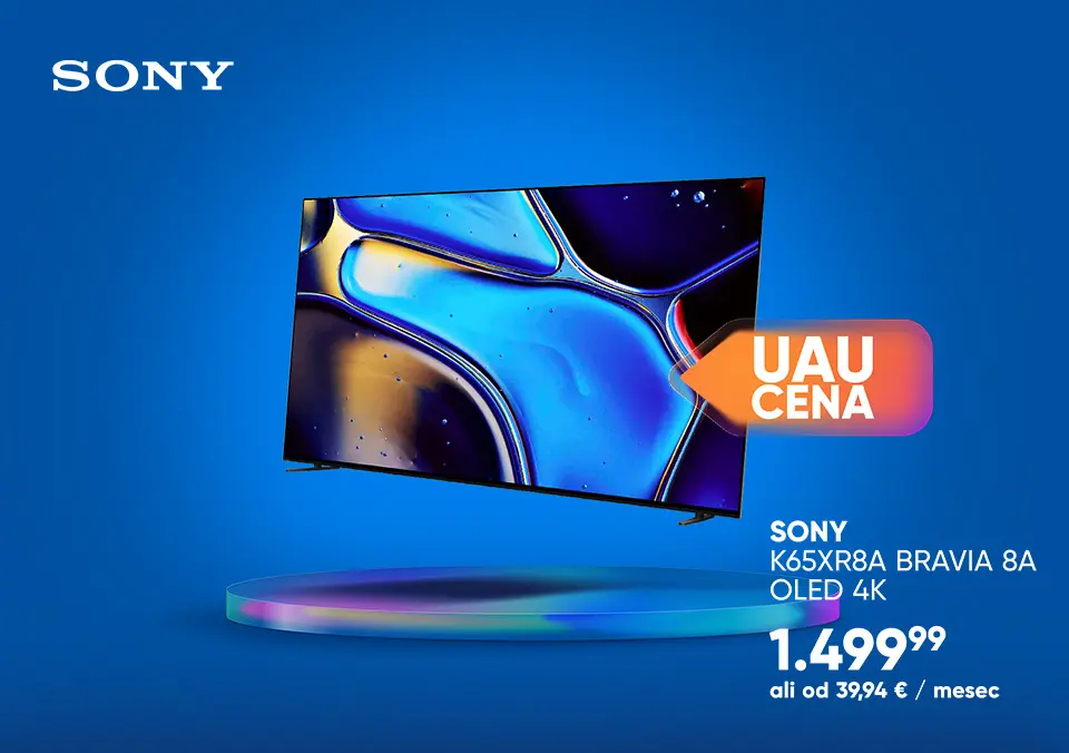 Osupljive UAU cene Sony televizorjev.