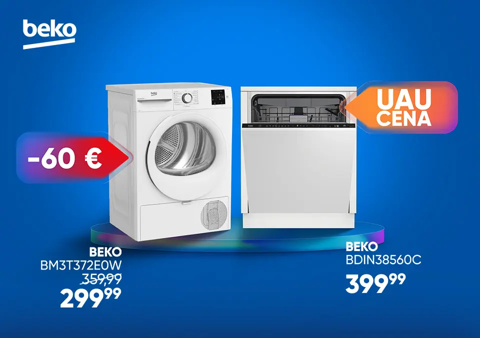 Bela tehnika Beko za vsak dom!