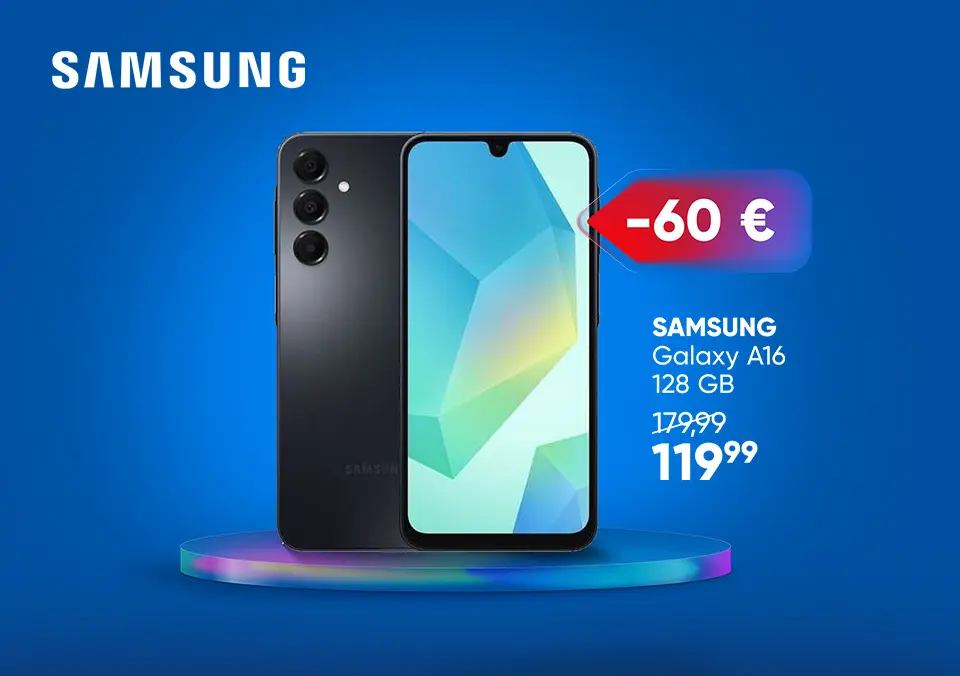 Izberi Galaxy A16 in prihrani!