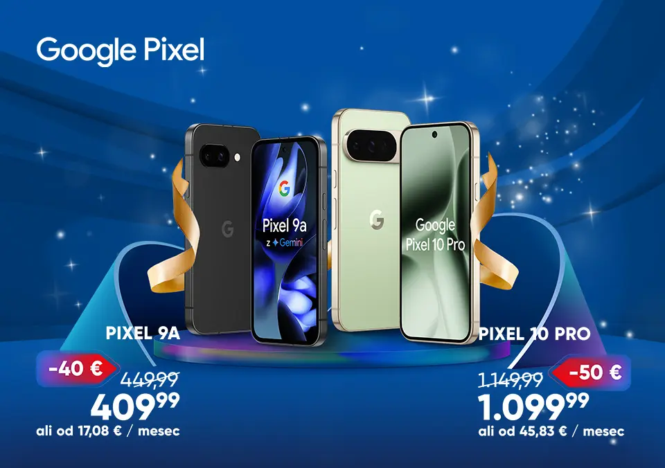 Izberi Google Pixel telefone za UAU leto