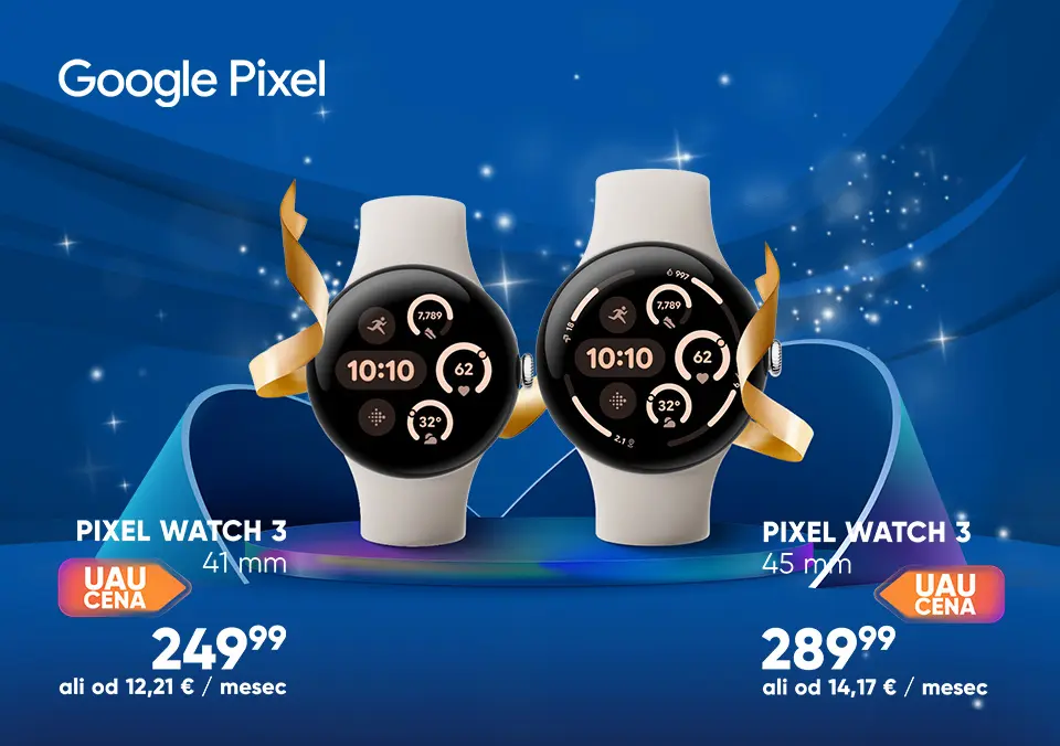 Izberi Google Pixel ure za UAU leto