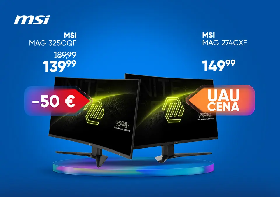 MSI monitorji za delo in igro!