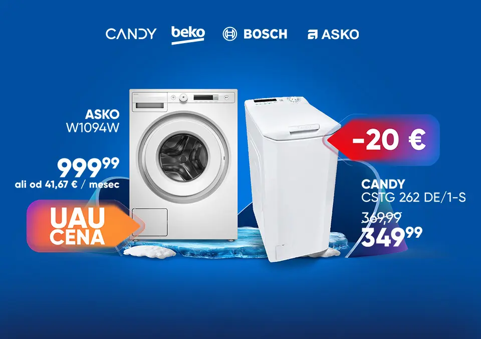 Zanesljivo pranje za vsakodnevne zmage