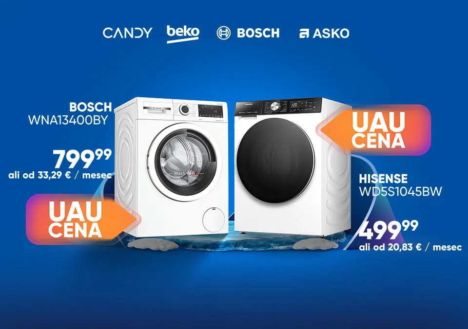 Pralno-sušilni stroji za zmagovalni tempo