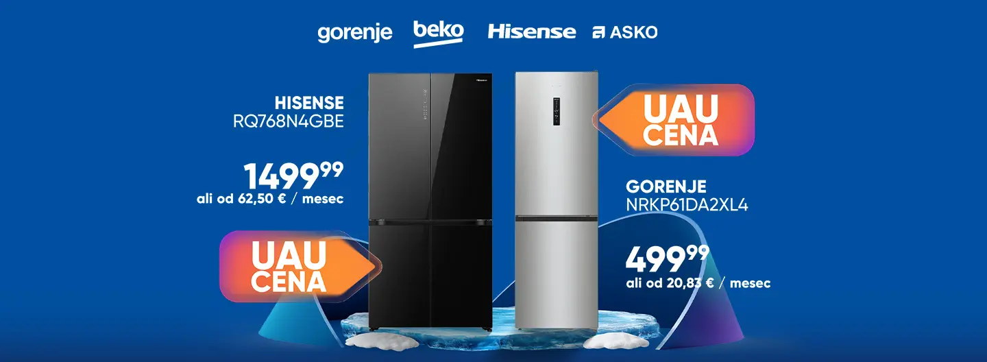 Velika izbira hladilnikov po ugodnih cenah