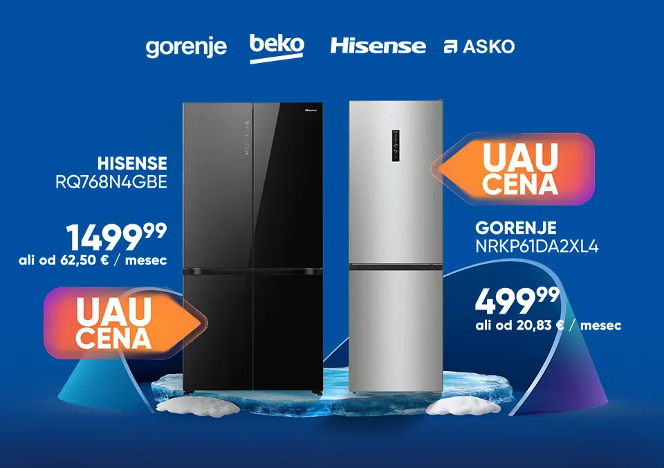 Velika izbira hladilnikov po ugodnih cenah