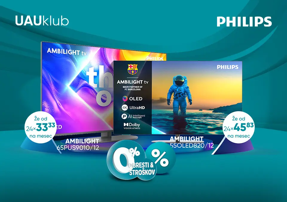 Razreži ceno Philips televizorja.