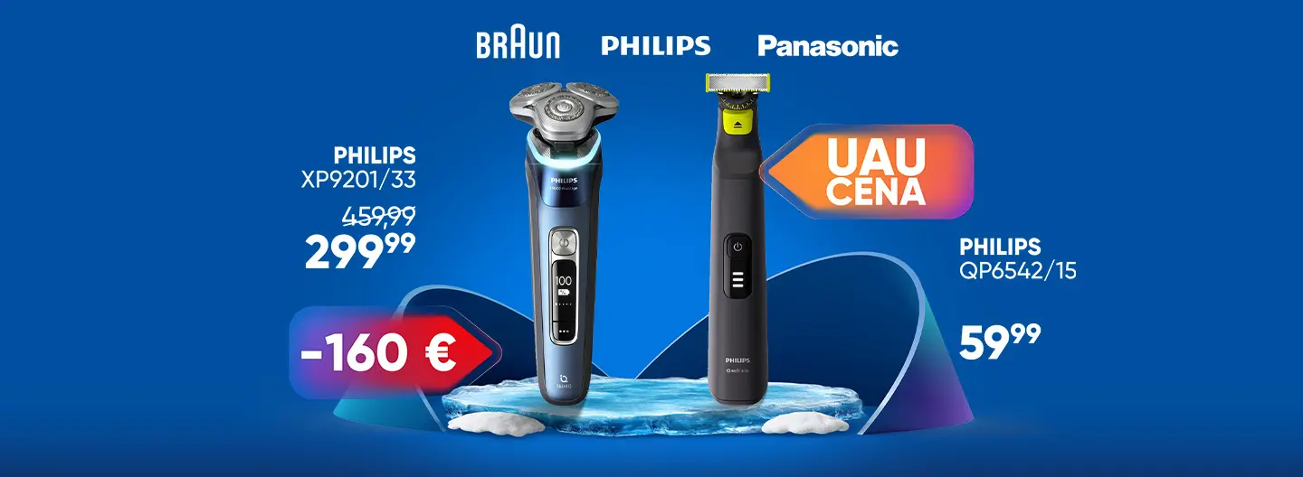 Velika ponudba brivnikov in urejevalnikov