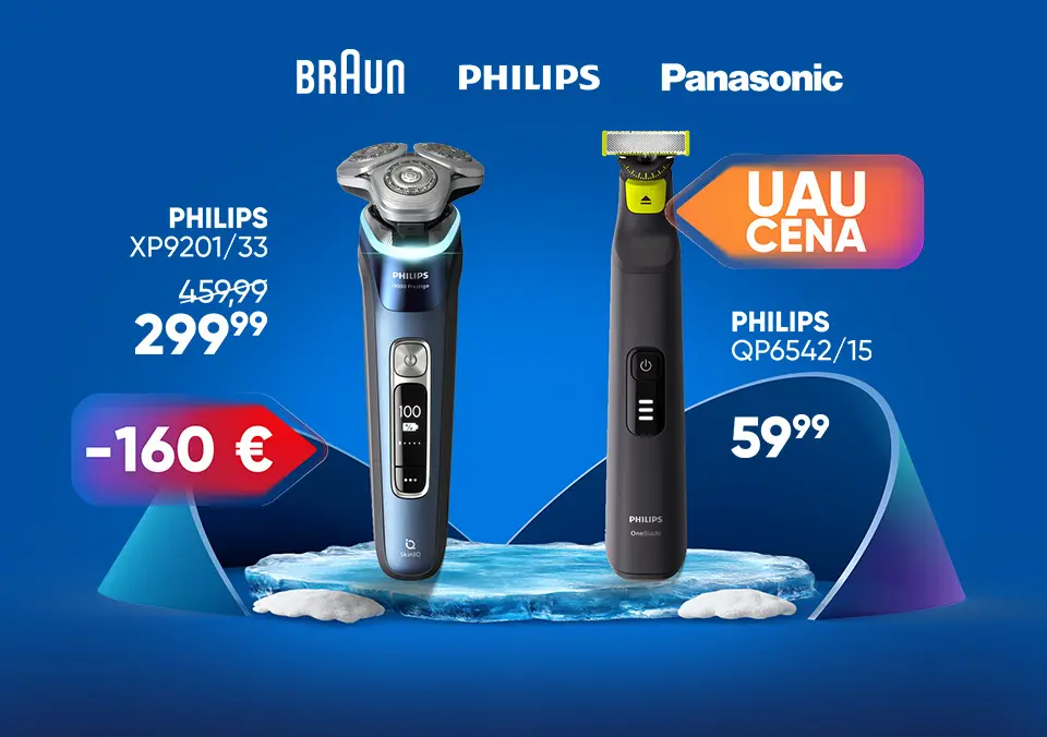 Velika ponudba brivnikov in urejevalnikov