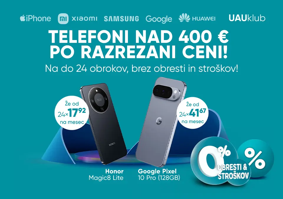 Telefoni nad 400 € po razrezani ceni!