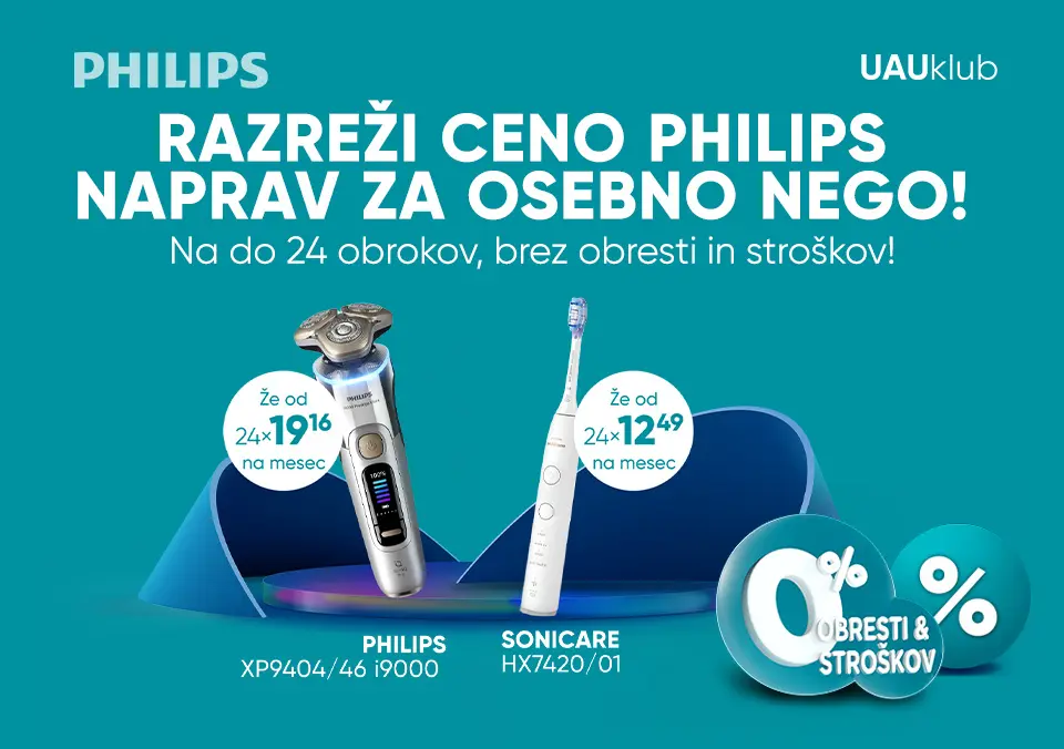 Razreži ceno Philips naprav za osebno nego!