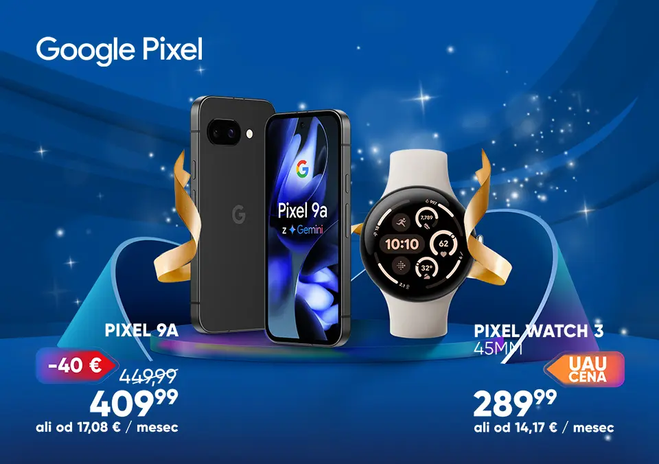 Google Pixel po UAU cenah