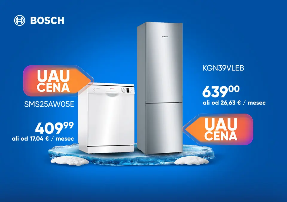 Bela tehnika Bosch za vsak dom