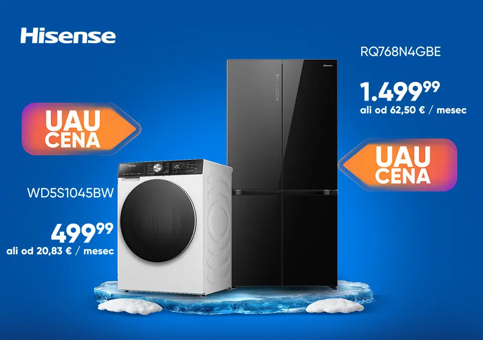 Hisense bela tehnika, ki misli namesto tebe!